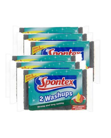 Spontex Washups Sponge 2s
