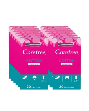 Carefree Normal Pantyliners With Cotton Extract 20s