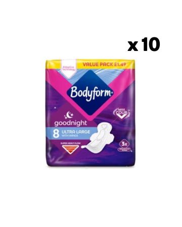 Bodyform Ultra Goodnight 8's (pm £1.49)