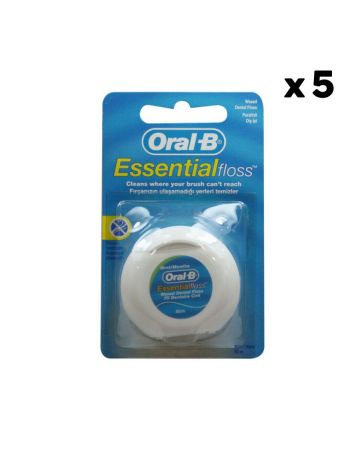 Oral-b Essential Waxed Dental Floss 50m