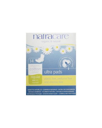 Natracare Natural Ultra Pads Regular With Wings 14's