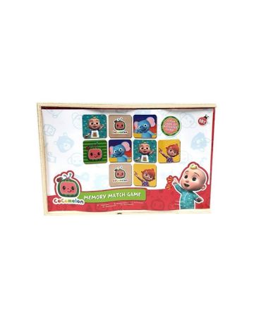 COCOMELON WOODEN MEMORY MATCH CARDS 