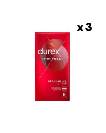 Durex 6's Thin Feel Condoms 