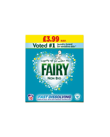 Fairy Non Bio Washing Powder 600g (pm £3.99)