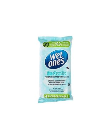 Wet Ones Be Gentle Biodegradable 40's 