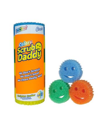 Scrub Daddy Colours Sponge 6 Pack