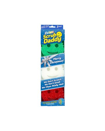 Scrub Daddy Christmas Sponges 3 Pack