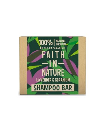 Faith In Nature Lavender & Geranium Shampoo Bar 85g