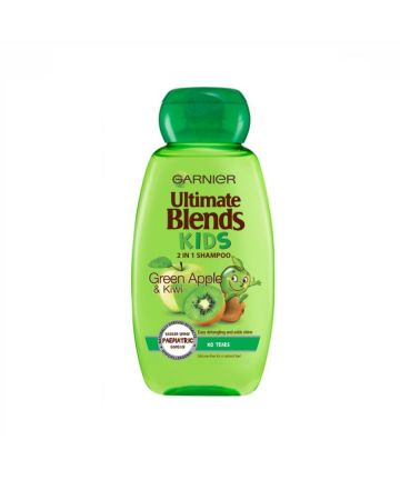 Garnier Ultimate Blends Kids 2in1 Shampoo Green Apple & Kiwi 250ml