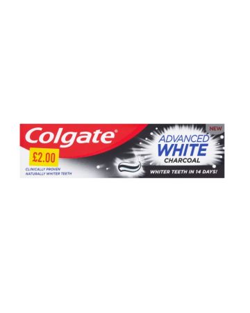 Colgate Toothpaste Advanced White Charcoal 75ml (PM £2.00)