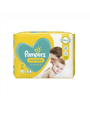 Pampers New Baby Nappies Size 2 31s