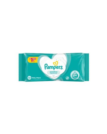 Pampers Sensitive Baby Wipes 52s (PM £1.00)