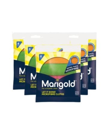Marigold Let It Shine Microfibre Cloths 4s