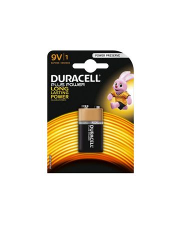 Duracell Plus Power 9V Battery MN1604 (1 Pack)