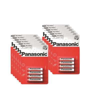 Panasonic Aaa R03 Zinc Carbon Batteries 4s