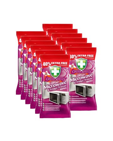 Green Shield Microwave & Fridge / Freezer Wipes 70s