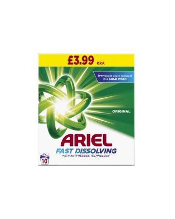 Ariel Original Washing Powder 10 Washes 600g (PM £3.99)