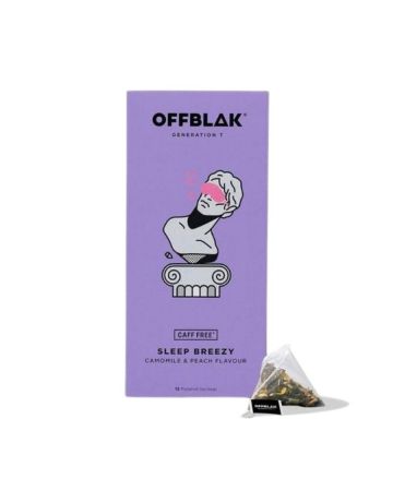 Offblak Sleep Breezy Chamomile & Peach Flavour Infused Herbal Tea