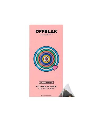 Offblak Future Is Pink Earl Grey & Rose Flavour Black Tea