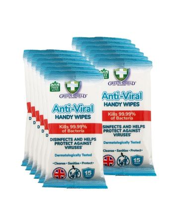 Green Shield Anti-viral Handy Wipes 15s