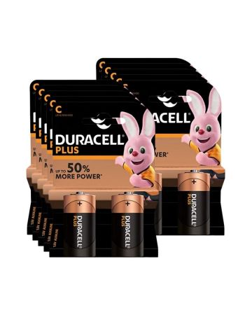 Duracell Plus C Batteries Mn1400 (2 Pack)