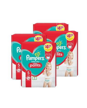 Pampers Baby Dry Nappy Pants Size 5 21's Pm £4.99