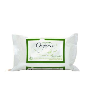 Simply Gentle Organic Baby Wipes 52's