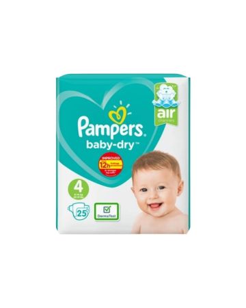 Pampers Baby Dry Maxi Size 4 25s (PM £5.49)