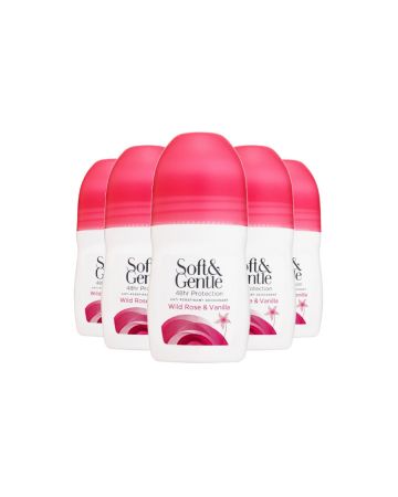 Soft & Gentle Anti-perspirant Deodorant Roll-on Wild Rose & Vanilla 50ml